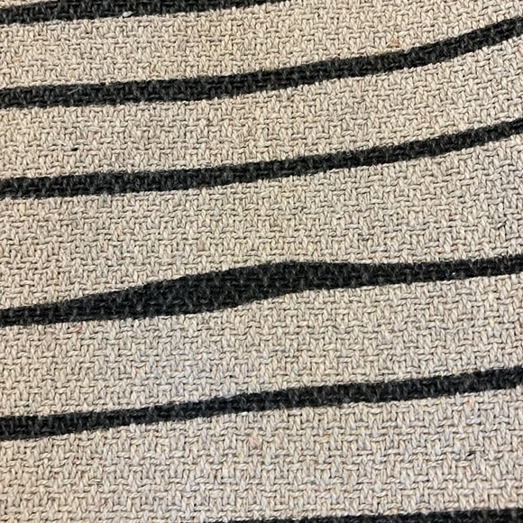 Bloomingville Neutral Textured Striped Throw Pillow Covers. - Picture 4 of 8